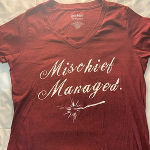 Harry Potter T-Shirt V-Neck Size L
